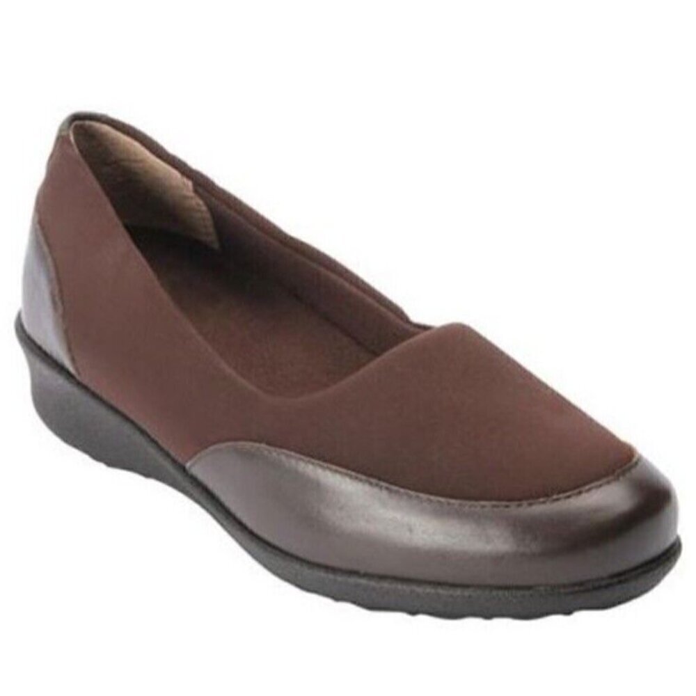 Drew Shoes Womens 9.5 Brown Leather‎ Loafer New
